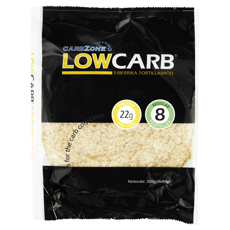 Tortillabröd "Low Carb" 8 x 40g - 54% rabatt