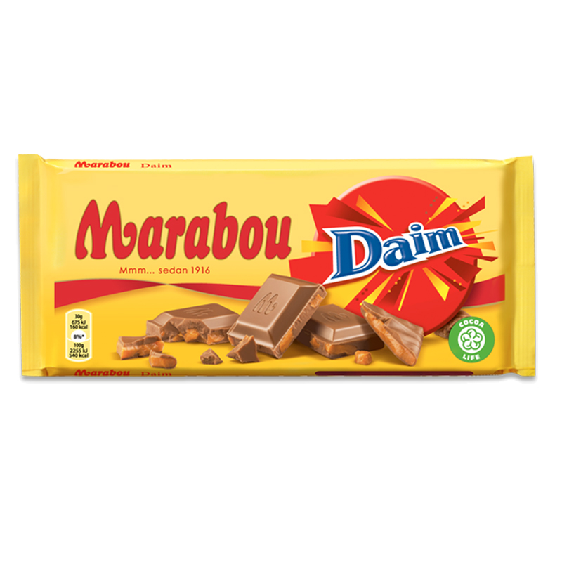 Mjölkchoklad Daim 200g - 33% rabatt