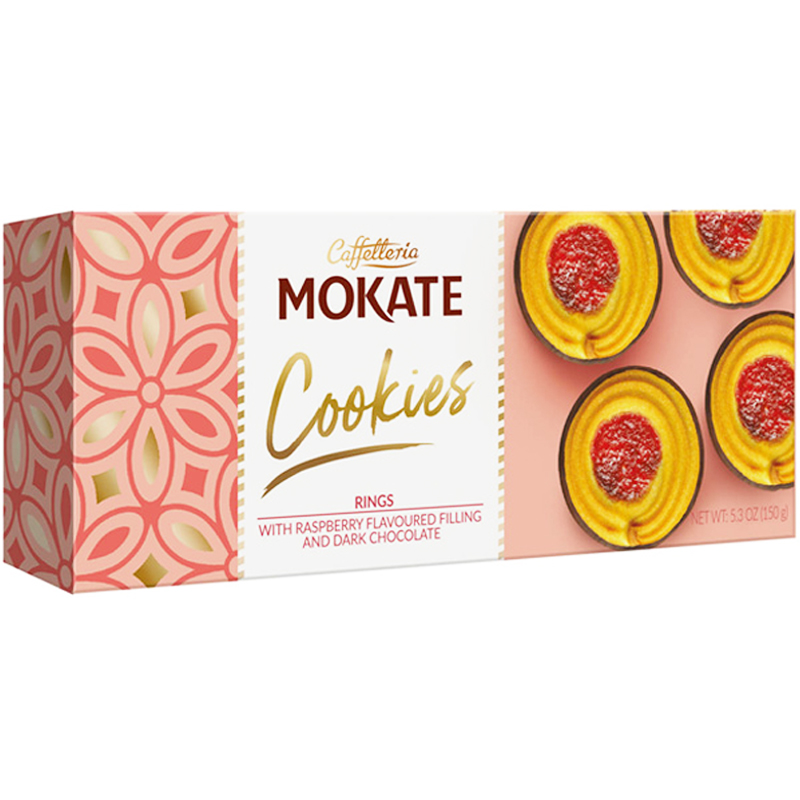 Hallonringar med chokladkex - 29% rabatt