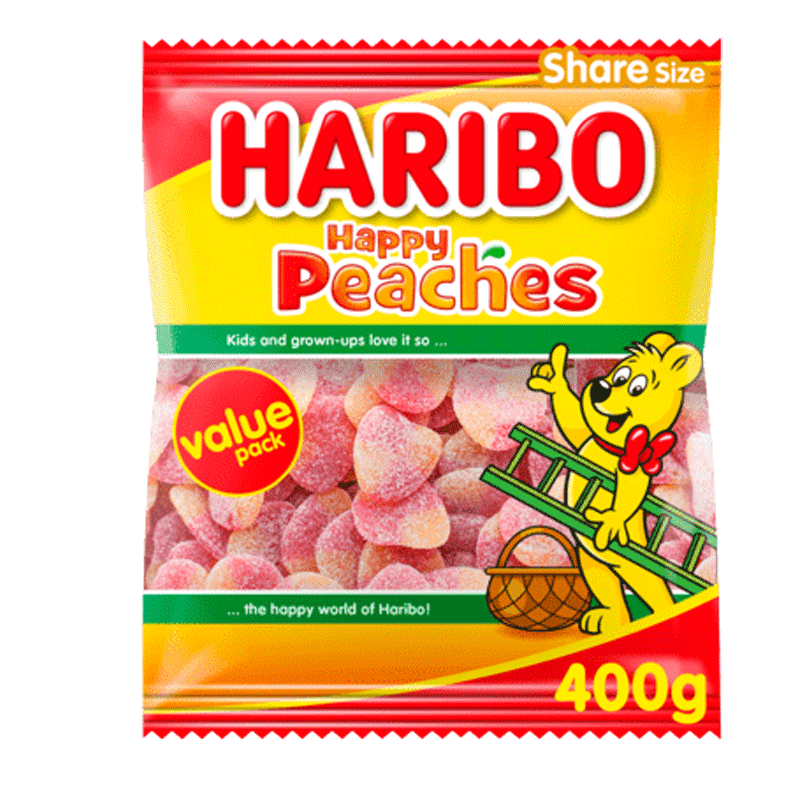 Vingummi Happy Peaches - 28% rabatt