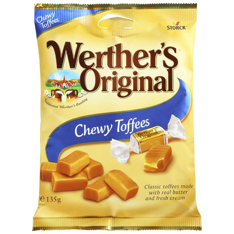 Godis "Chewy Toffees" 135g - 29% rabatt
