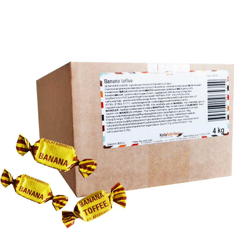 Kola Banana Toffee 4kg - 55% rabatt