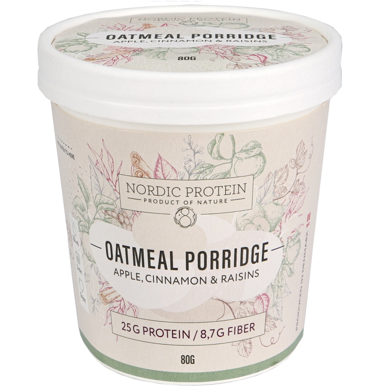 Protein Havregrynsgröt Äpple, Kanel & Russin - 24% rabatt