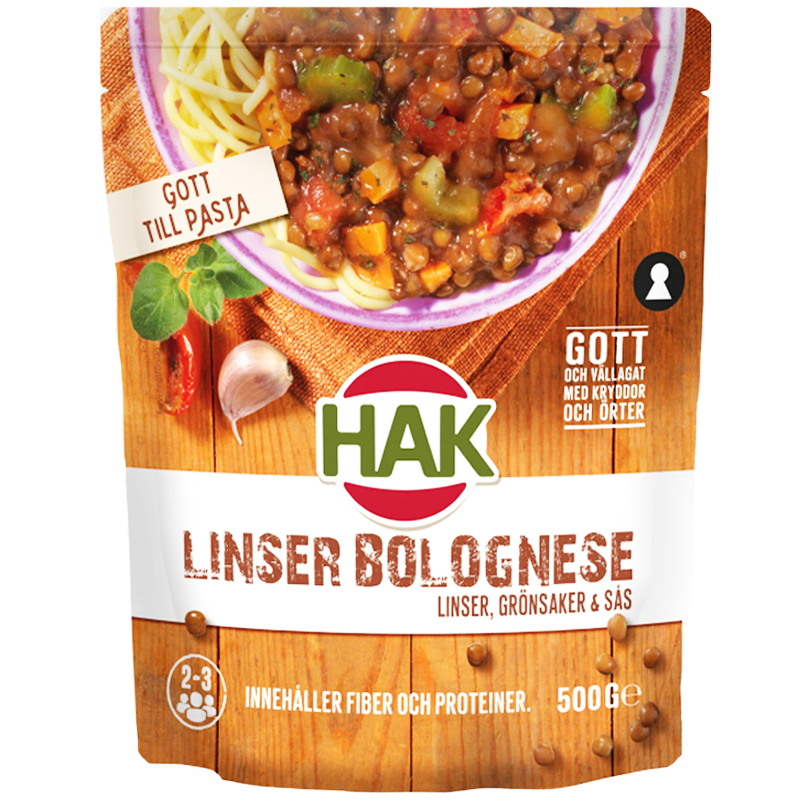 Linsgryta "Bolognese" 500g - 27% rabatt