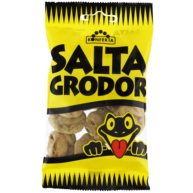 Godis Salta Grodor 65g - 22% rabatt