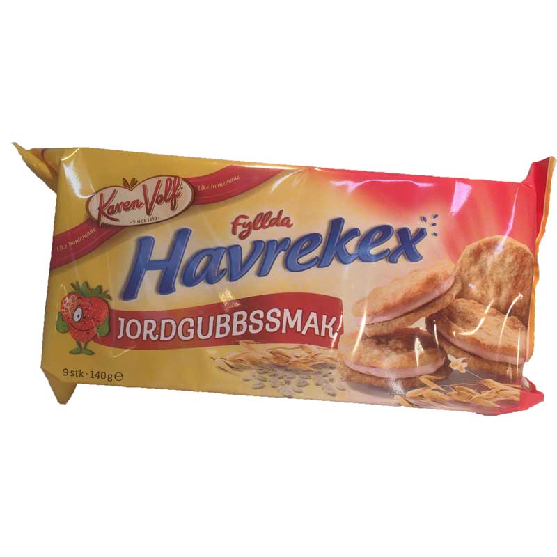 Havrekex Jordgubbsmak - 80% rabatt