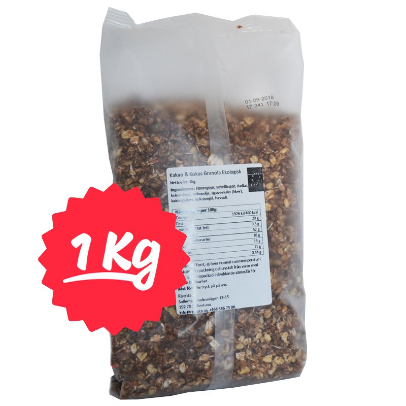 Eko Granolamix Kakao & Kokos 1kg - 39% rabatt