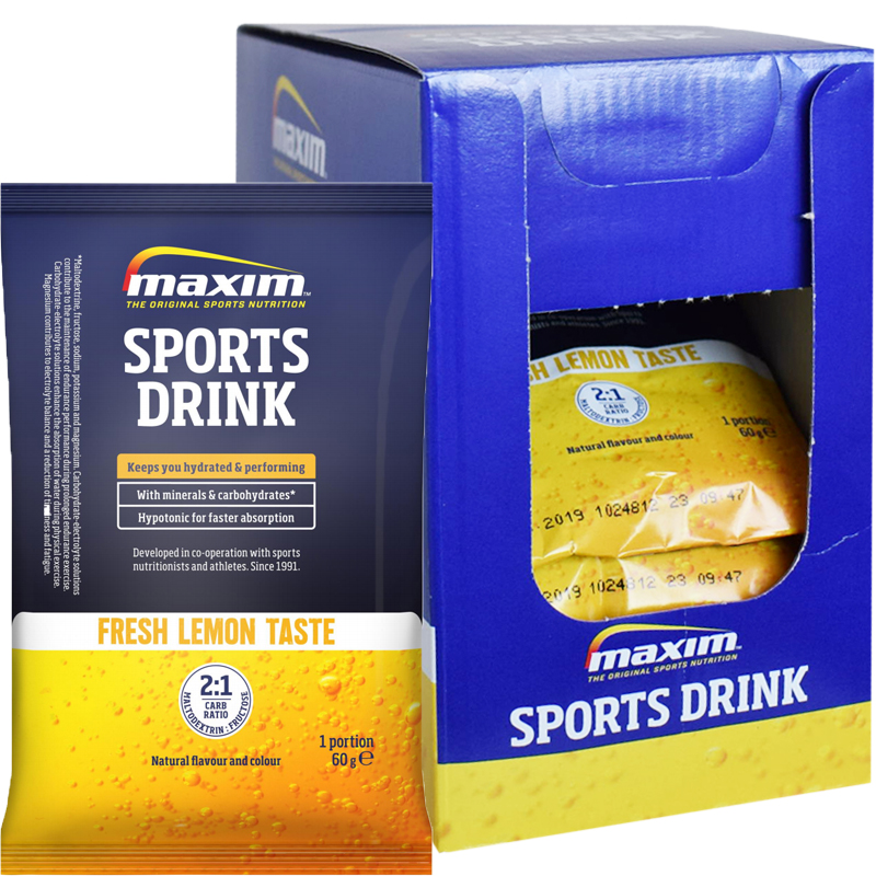 Hel Låda Sportdryckspulver "Fresh Lemon" 20 x 60g - 60% rabatt
