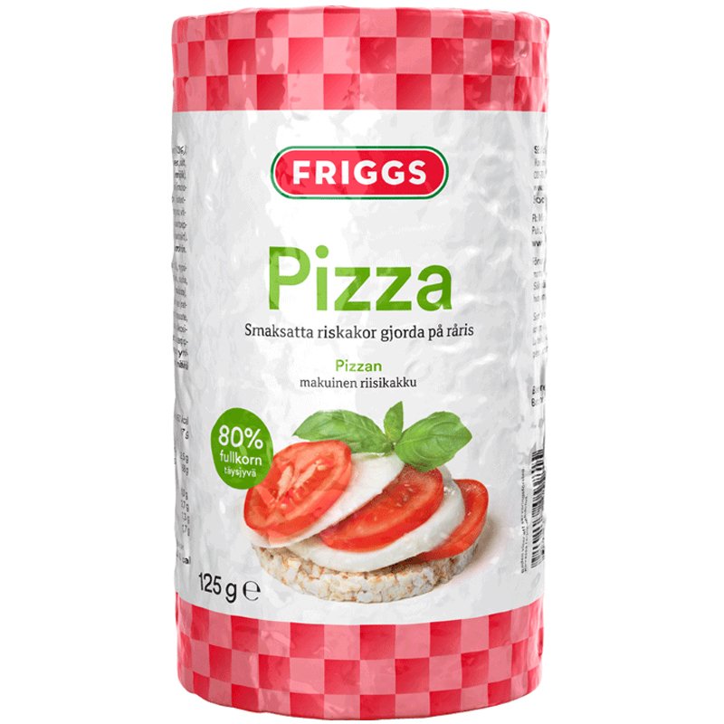 Riskakor Pizzasmak 125g - 38% rabatt