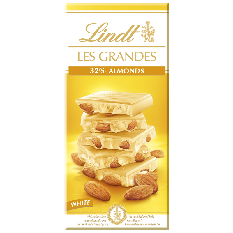 Vit Choklad "Almonds" 150g - 50% rabatt