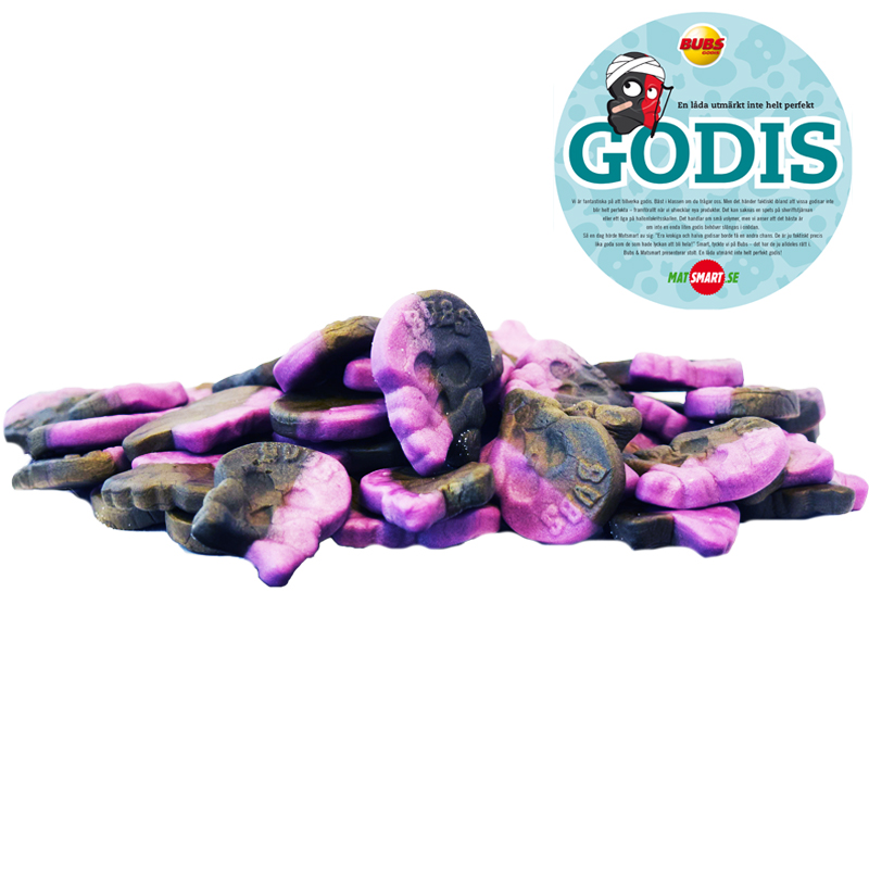 Hel Låda Godis "Viol & Lakrits" 1,5kg - 51% rabatt