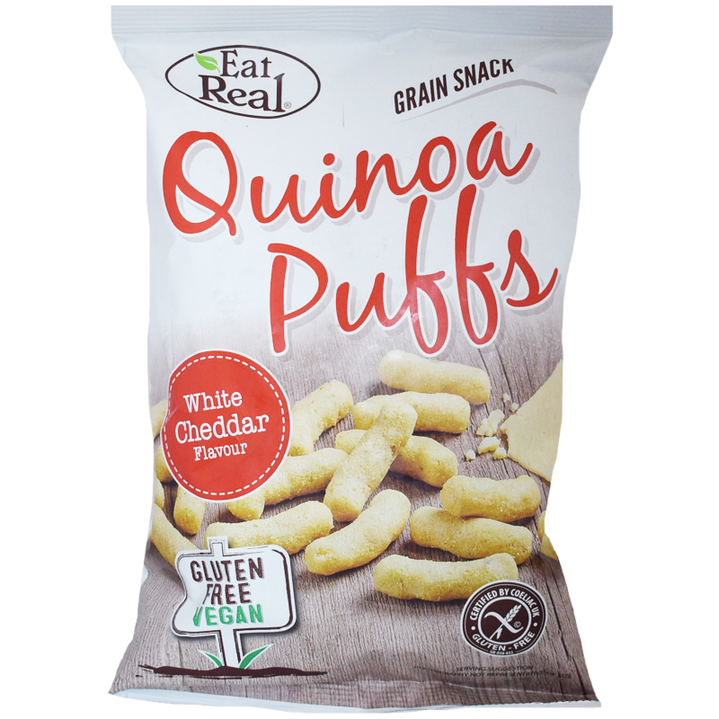 Quinoapuffar "White Cheddar" 113g - 40% rabatt