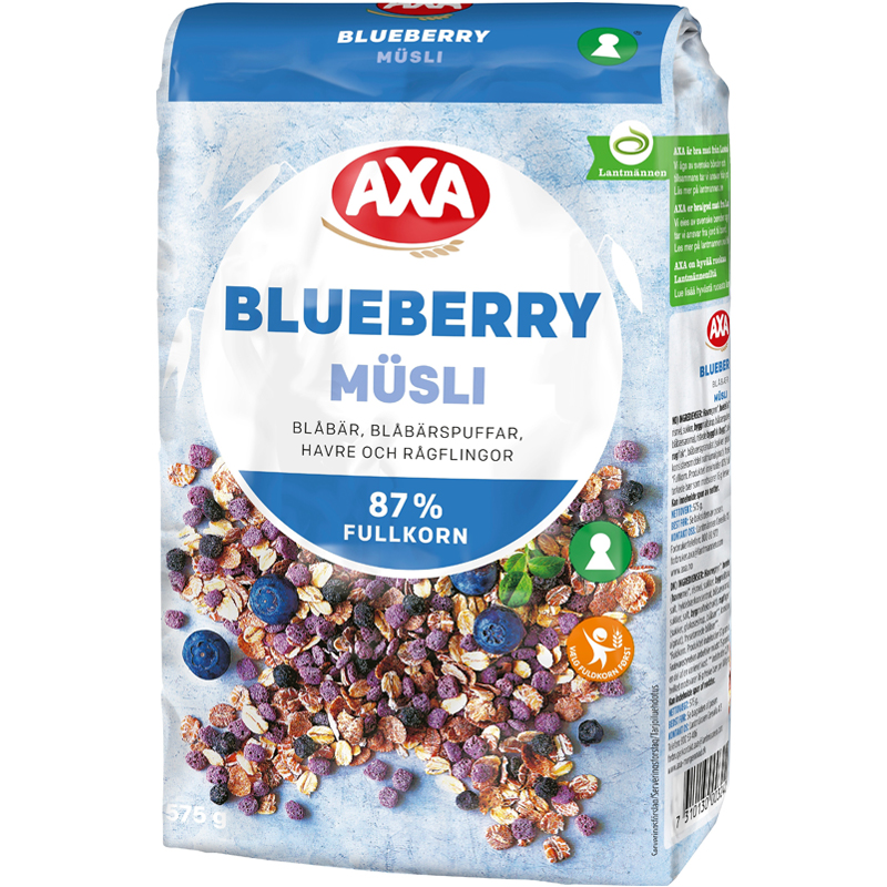 Müsli Blueberry - 22% rabatt