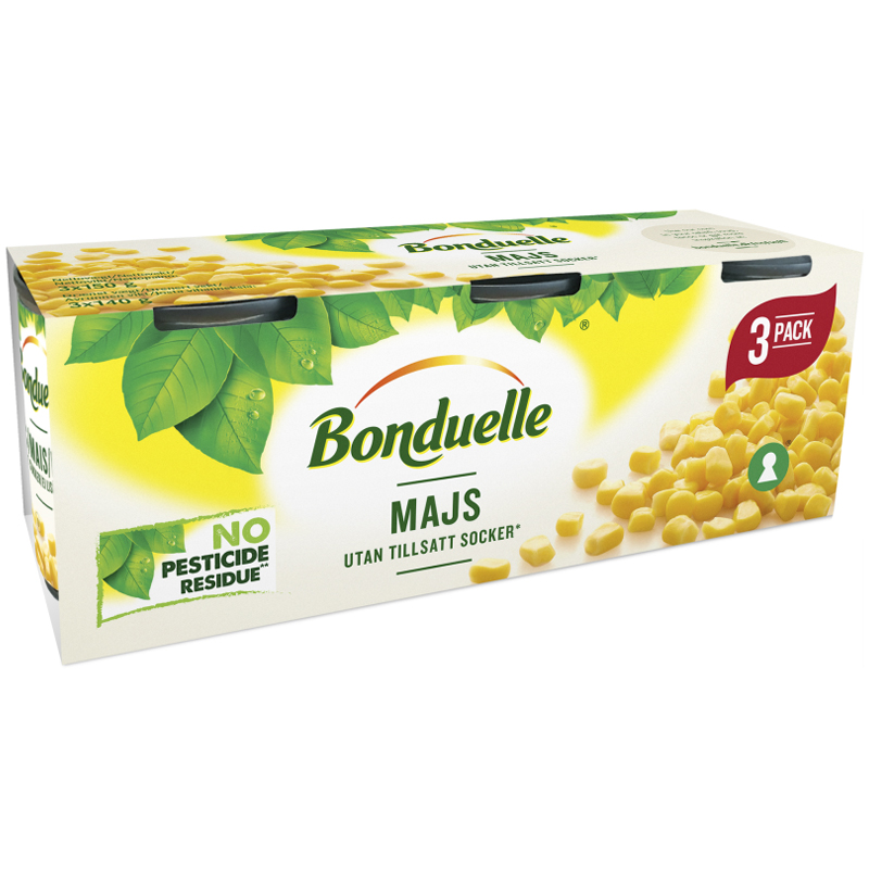Majs 3 x 150g - 55% rabatt