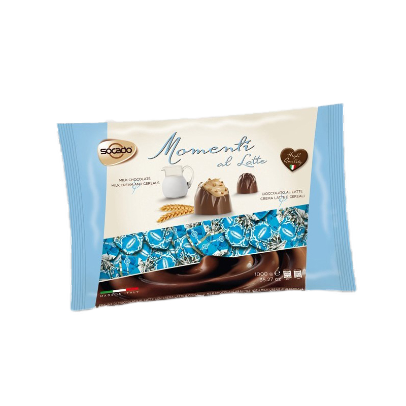 Chokladpraliner "Milkcream & Cereal" 1kg - 0% rabatt