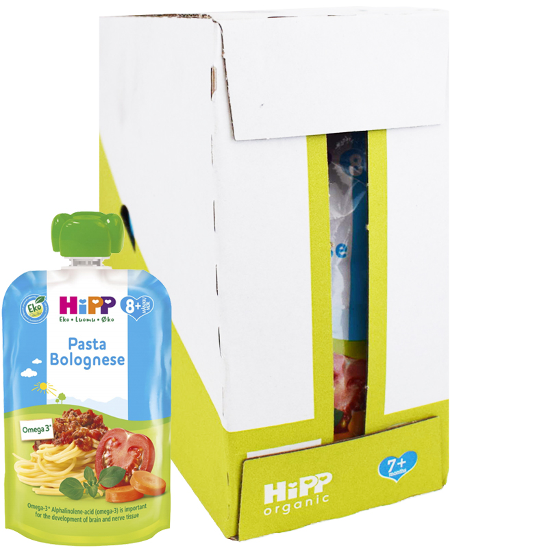 Eko Hel Låda Barnmat Pasta Bolognese 6 x 130g - 72% rabatt