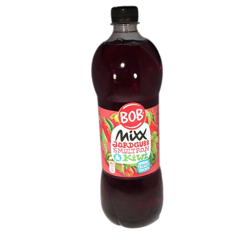 Saft BOB Mixx Jordgubb, smultron och kiwi - 71% rabatt