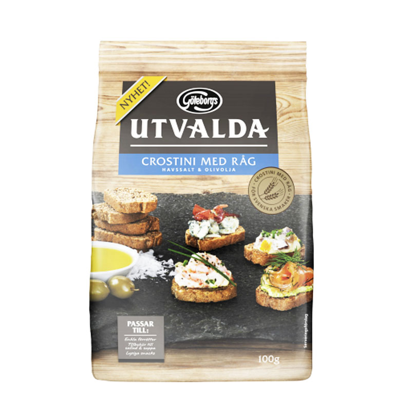 Rågcrostini Havssalt & Olivolja 100g - 80% rabatt