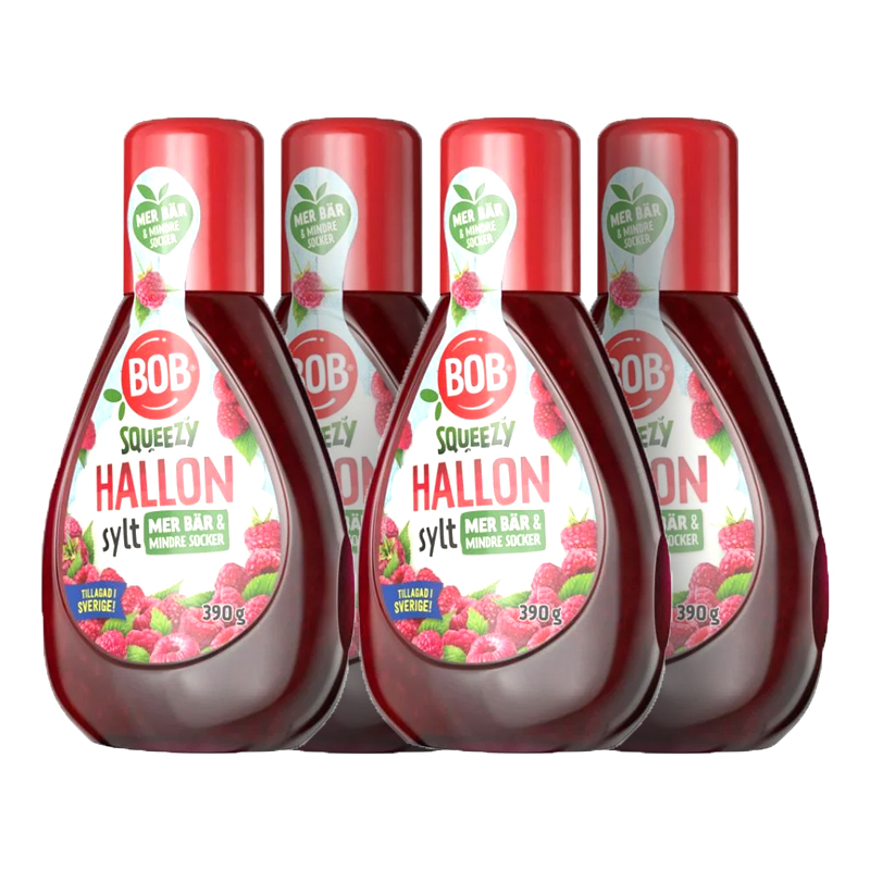 Hallonsylt 4-pack - 40% rabatt
