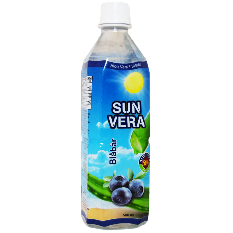 Aloe Vera-dryck Blåbär 500ml - 50% rabatt