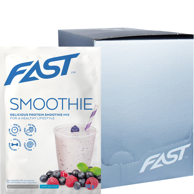 Hel Låda Smoothie "Blueberry & Raspberry" 20 x 30g - 90% rabatt