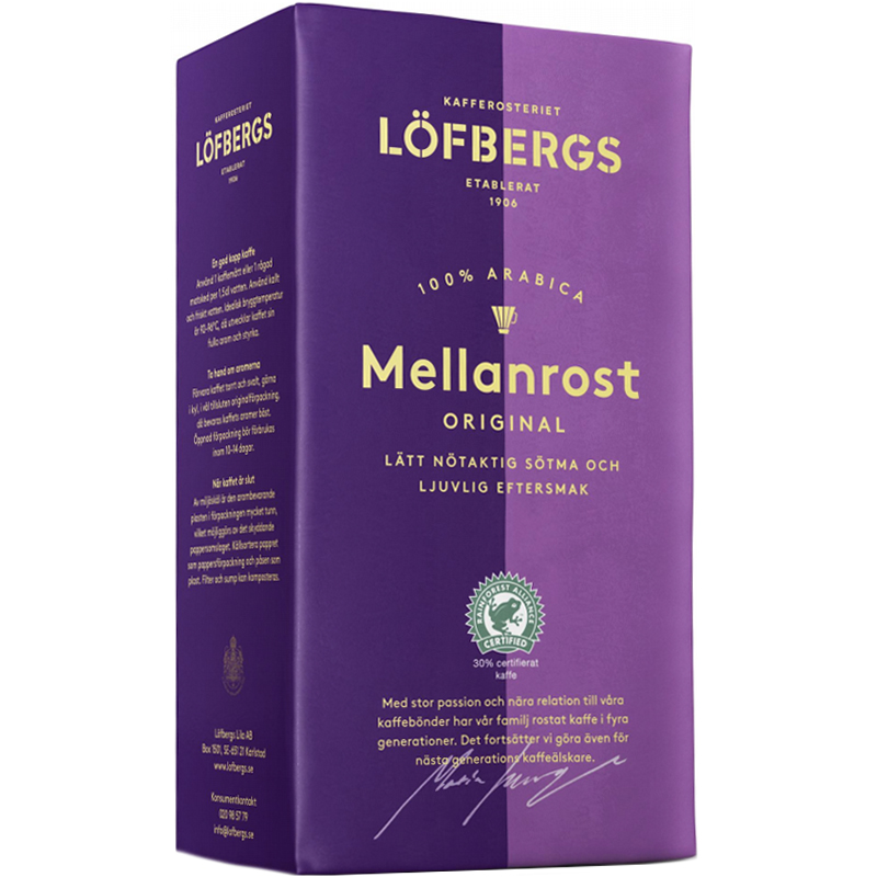 Bryggkaffe "Mellanrost" 500g - 19% rabatt