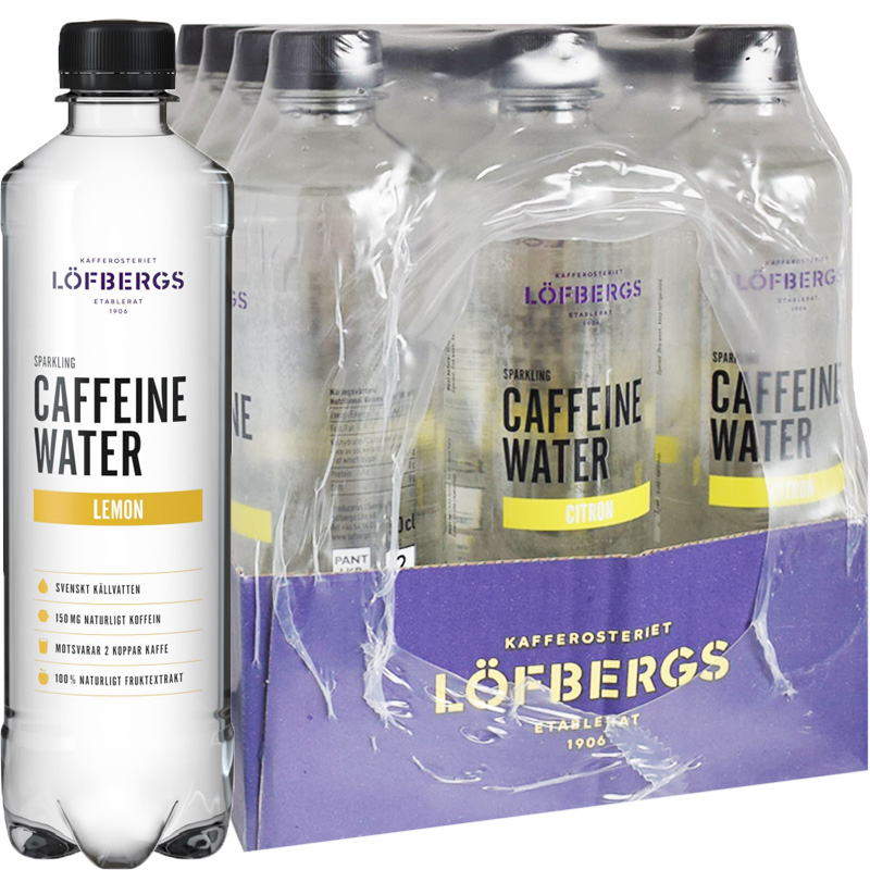 Koffeinvatten Citron 12-pack - 60% rabatt