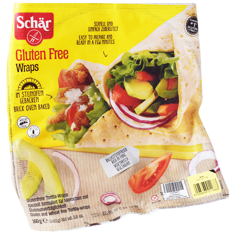 Wraps Glutenfria - 32% rabatt