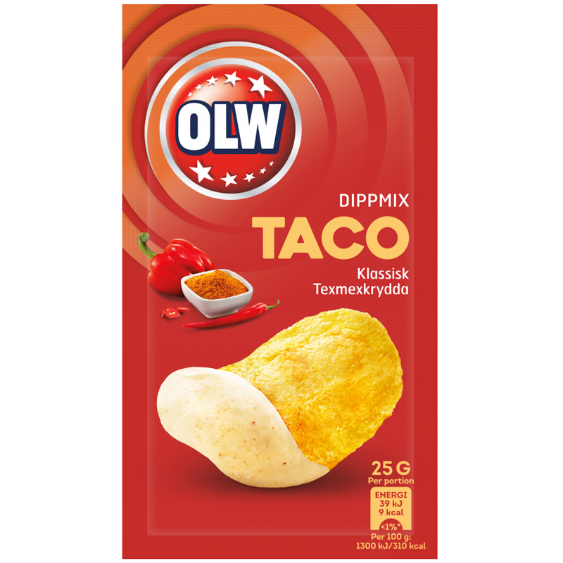 Dippmix Taco 25g - 37% rabatt