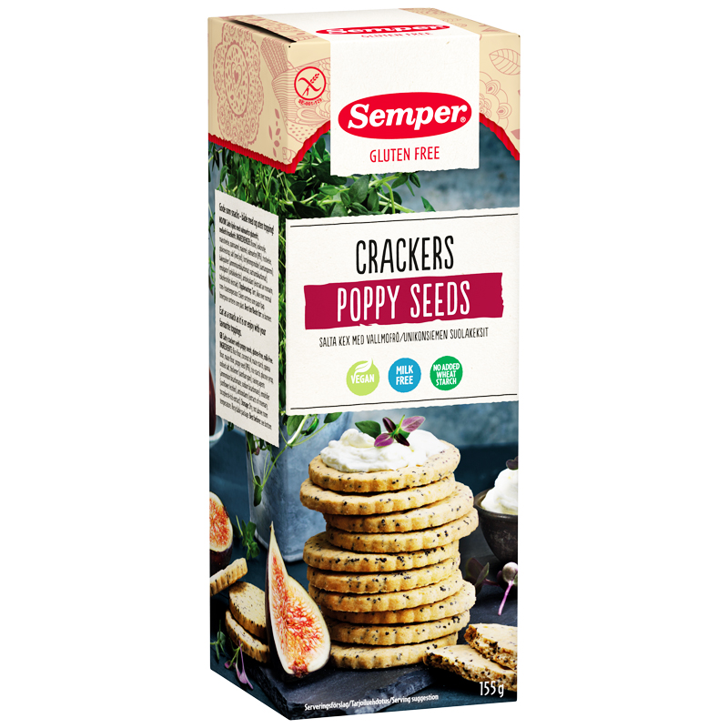 Salta Kex Vallmofrö - 33% rabatt