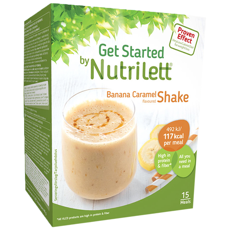 Målersättningsshake "Banana & Caramel" 15 x 33g - 38% rabatt