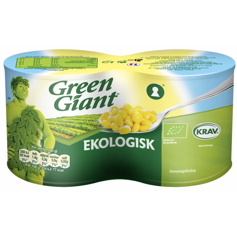 Eko Majskorn 2 x 160g - 25% rabatt