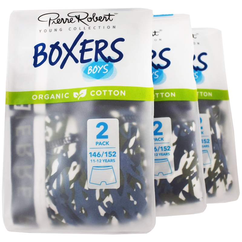 Kalsonger Boxers Barn 146-152 Khaki & mörkblå 6-pack - 57% rabatt