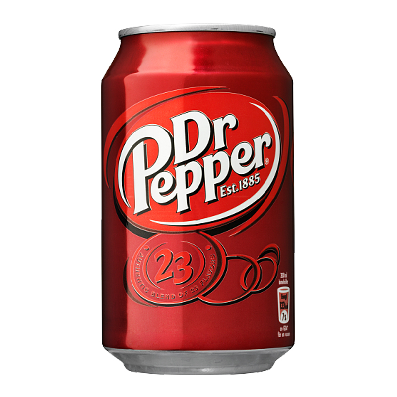 Läsk "Dr Pepper" 355ml - 64% rabatt
