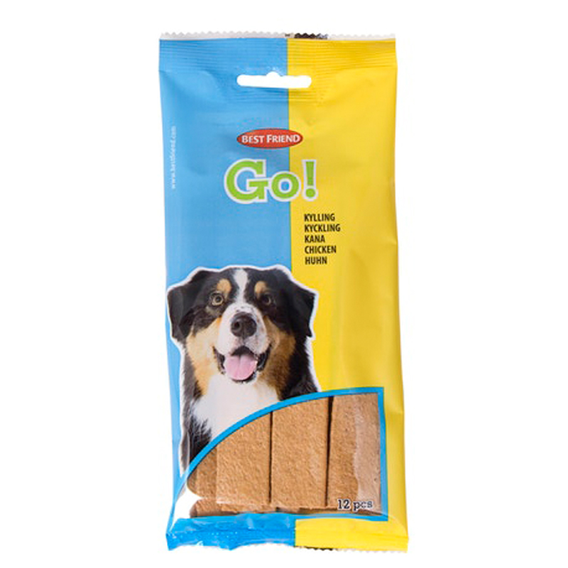 Hundgodis Kycklingstrips 12 x 12g - 37% rabatt