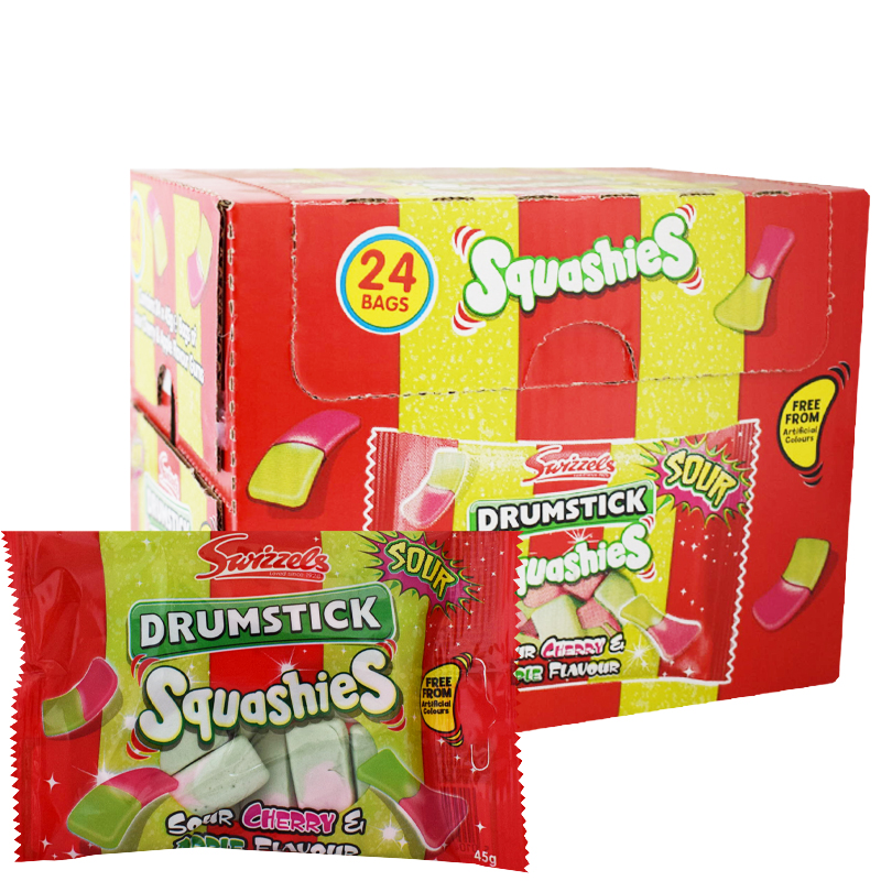 Squashies Körsbär & äpple 24-pack - 75% rabatt