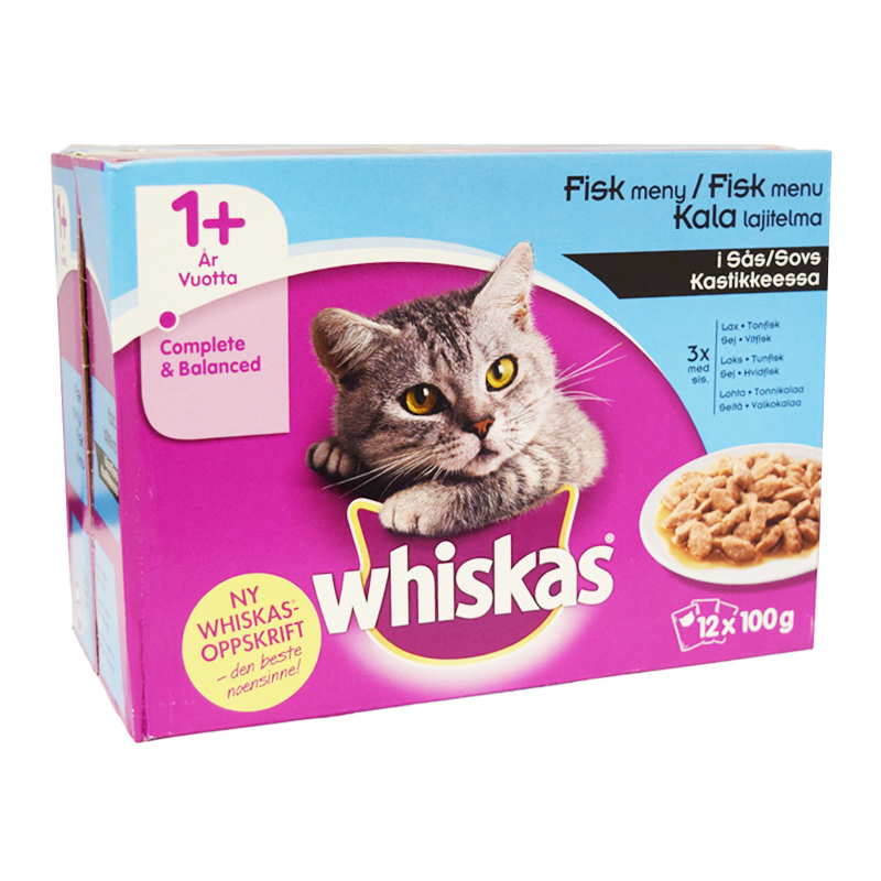 Kattmat "Fisk-meny I Sås" 1,2 kg - 22% rabatt