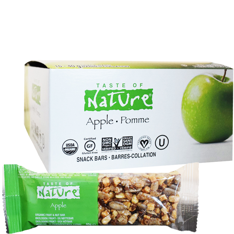 Eko Hel Låda Snack Bar "Apple" 16 x 40g - 67% rabatt