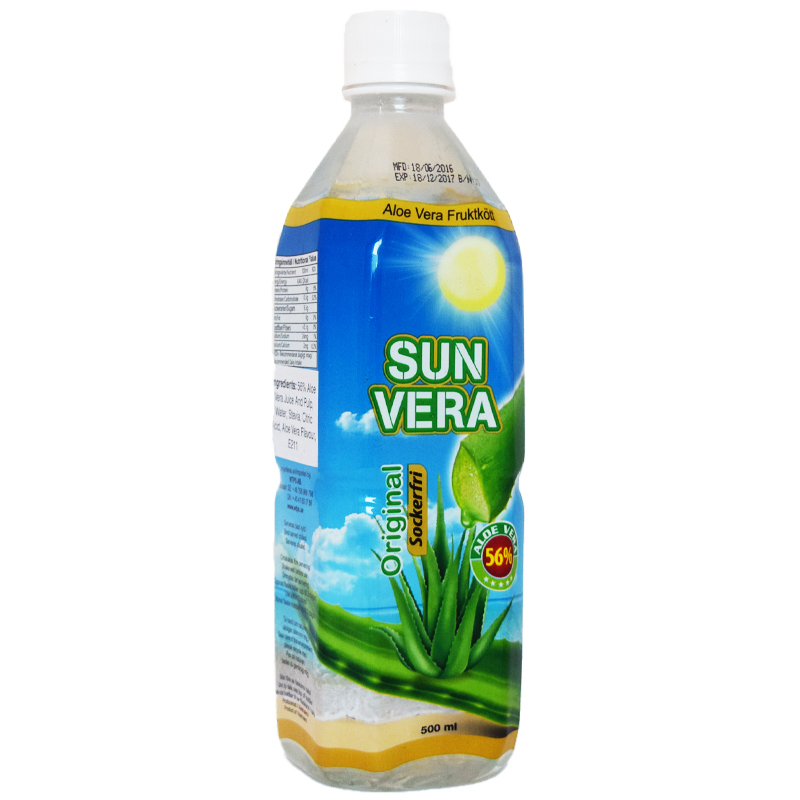 Aloe Vera-dryck Original Sockerfri 500ml - 50% rabatt