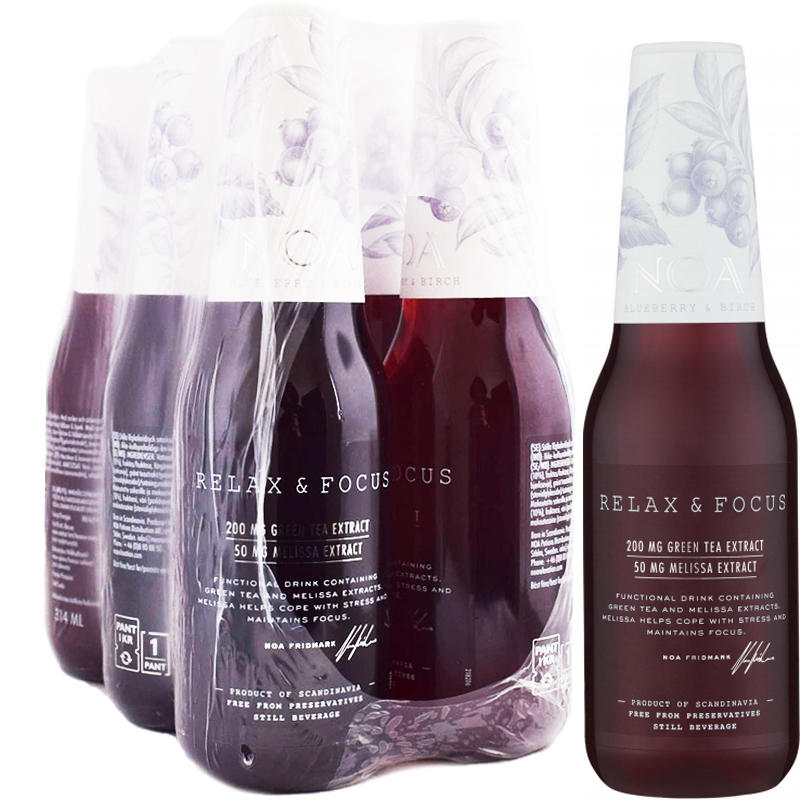 Hel Låda Örtdryck Blåbär & Björk 6 x 314ml - 50% rabatt