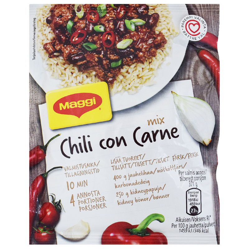 Matlagningsmix Chili Con Carne Sås - 23% rabatt