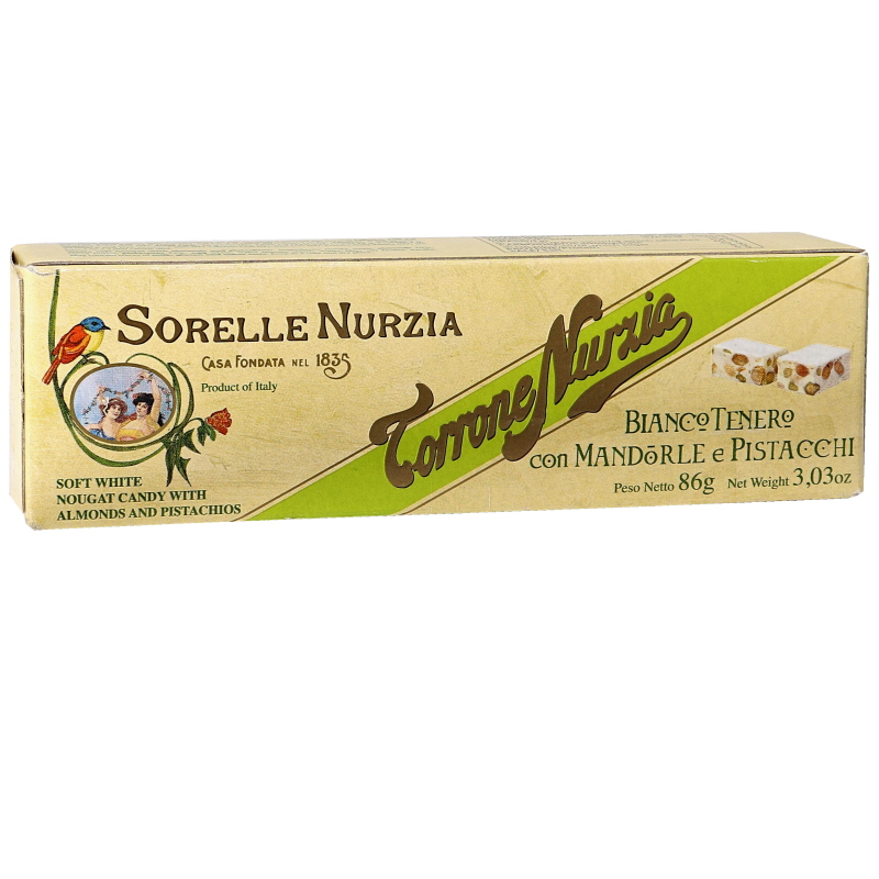 Mjuk Vit Nougat Mandel & Pistage - 48% rabatt