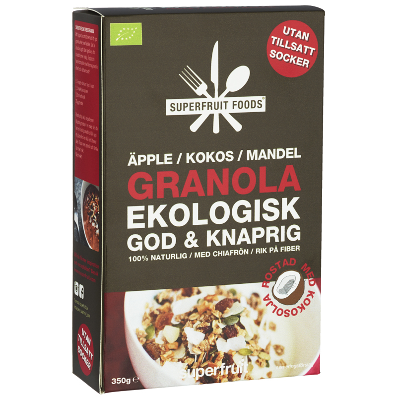 Eko Granola Äpple, Kokos & Mandel 350g - 41% rabatt