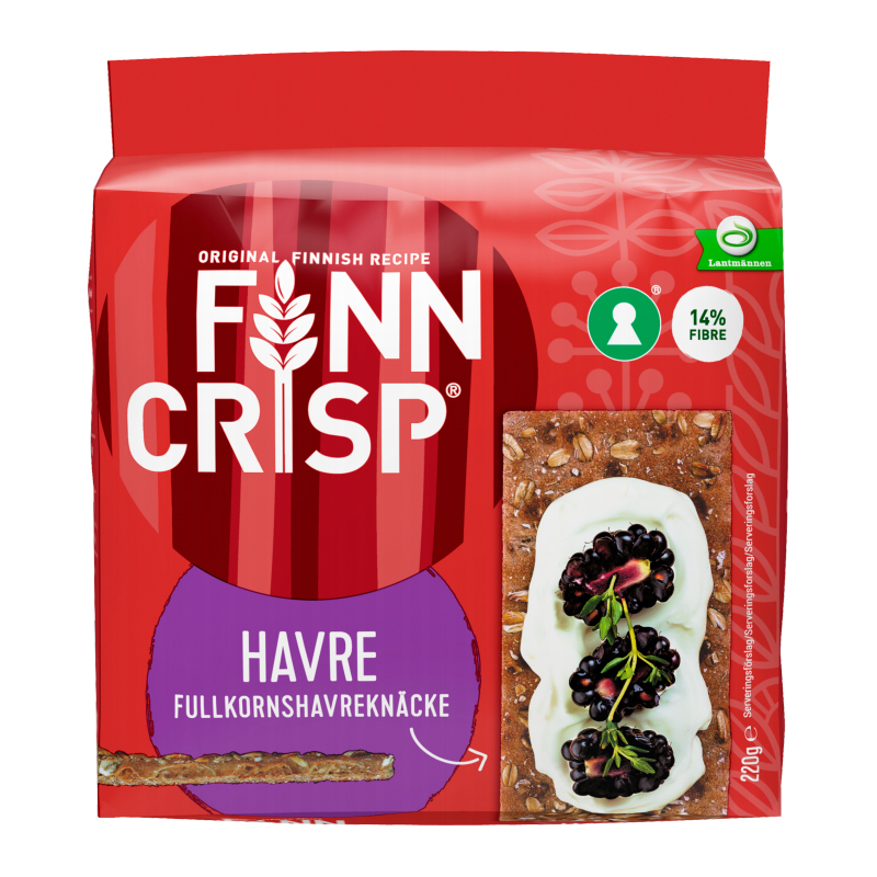 Knäckebröd Fullkornshavre 220g - 47% rabatt