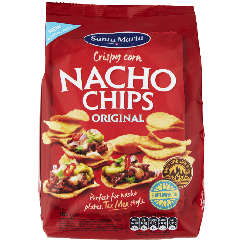 Nachochips "Original" 185g - 22% rabatt