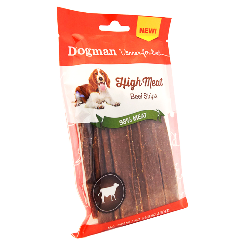 Hundfoder "Beef Strips" - 70% rabatt