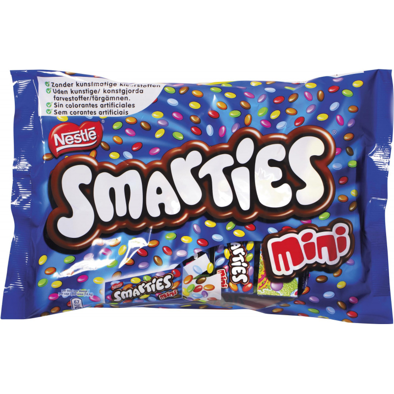 Chokladlinser "Smarties Mini" 216g - 48% rabatt