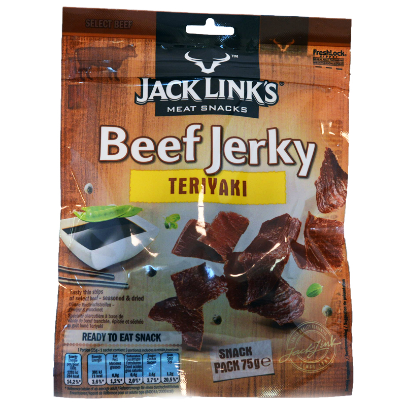 Beef Jerky "Teriyaki" 75g - 80% rabatt
