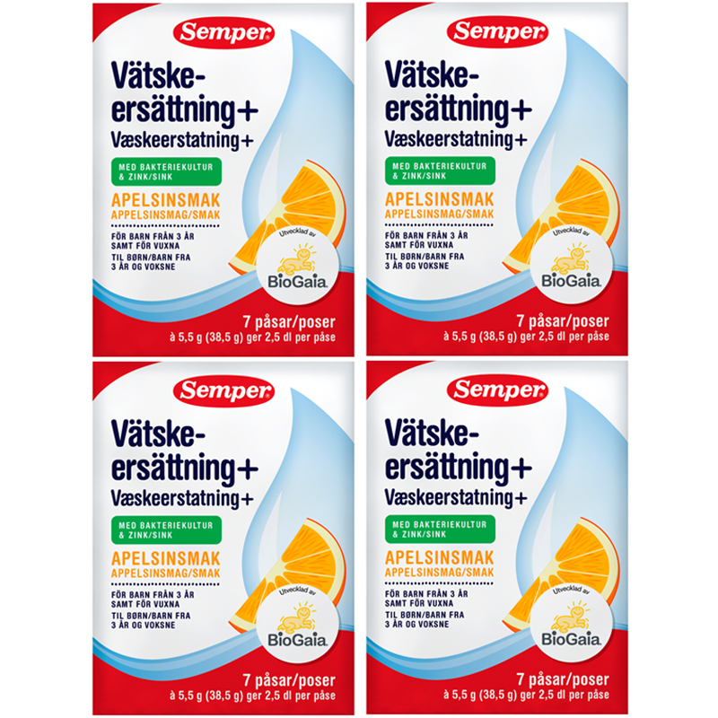Vätskeersättning Apelsin 4-pack - 69% rabatt