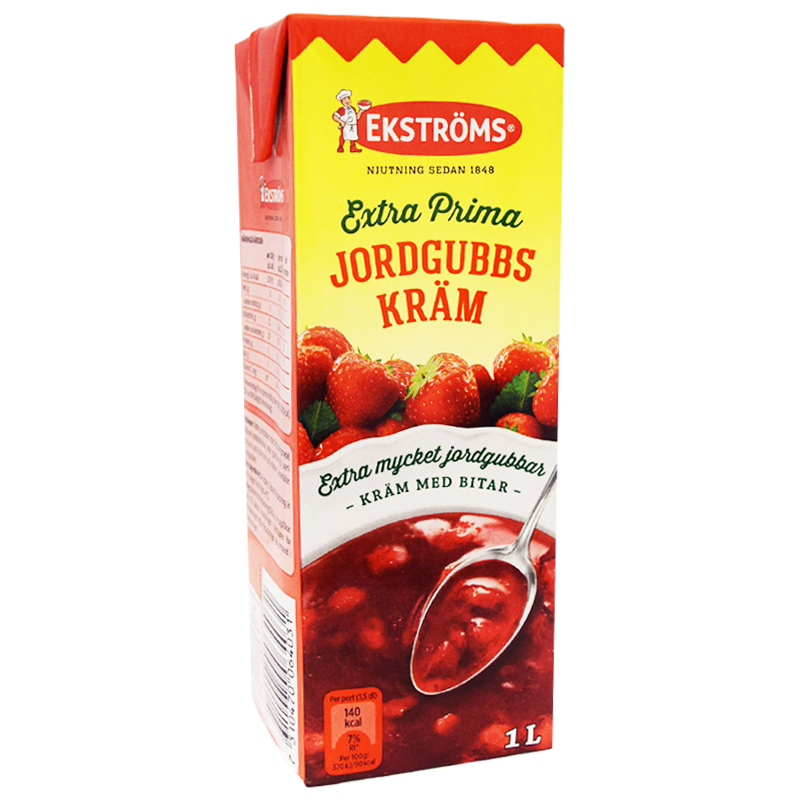 Jordgubbskräm Extra Prima - 27% rabatt